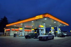 filling up gas